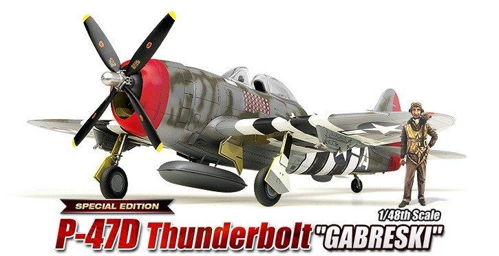 Academy 12222 P-47D Thunderbolt (GABRESKI) (1/48) – imagen 2