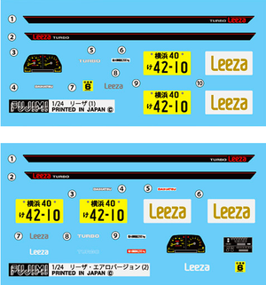 Fujimi 046365 ID-149 Daihatsu Leeza Z turbo AÉRO 1/24 – imagen 2