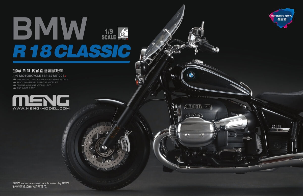 Meng Model MT-006S BMW R 18 Classic - Édition pré-peinte 1/9