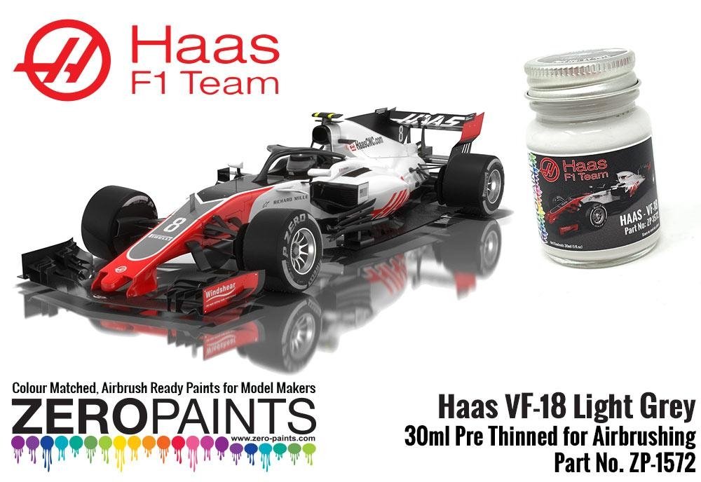 Peinture Zero Paints 1572 Haas VF-18 Gris clair 30 ml