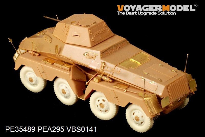 Maquette Voyager PE35489 Sd.Kfz.231 8 ROD allemand de la Seconde Guerre mondiale, version initiale, pour AFV 35231, échelle 1/35 – Bild 4