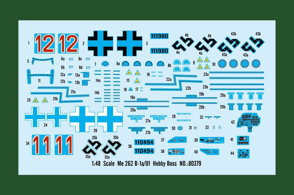 Hobby Boss 80379 Messerschmitt Me 262B-1a/U1 – Bild 4
