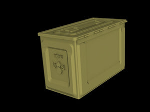 Panzer Art RE35-394 Boîtes de munitions américaines pour munitions de calibre .5 (motif métallique) 1/35 – immagine 3