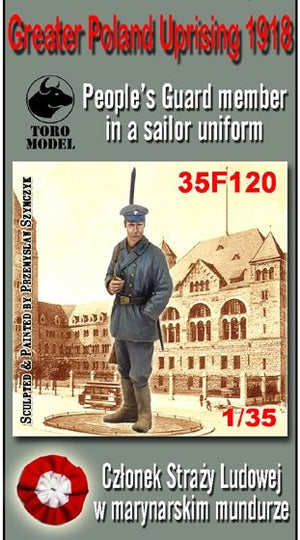 ToRo Modèle 35F120 Soulèvement de Grande-Pologne 1918 - Membre de la Garde populaire en uniforme de marin 1/35