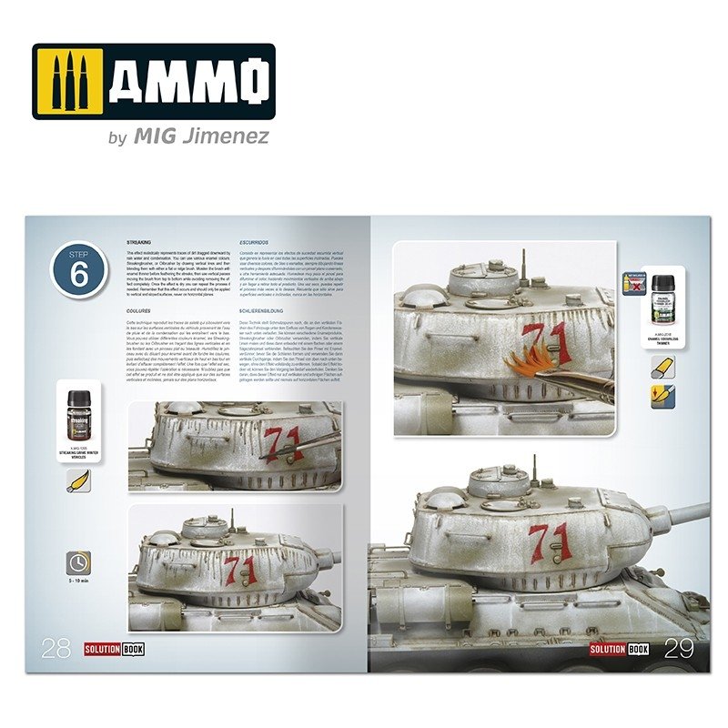 AMMO de Mig Jimenez 7903 SOLUTION BOX MINI (20) - Comment peindre des véhicules soviétiques d&amp;#39;hiver de la Seconde Guerre mondiale – image 8