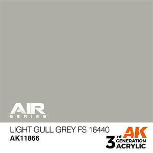 AK Interactive AK11866 GRIS MOUETTE CLAIR FS 16440 – AIR 17 ml
