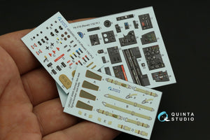 Intérieur imprimé en 3D et coloré sur papier décalcomanie (Revell) Quinta Studio QD32093 He 219 1/32 – immagine 13