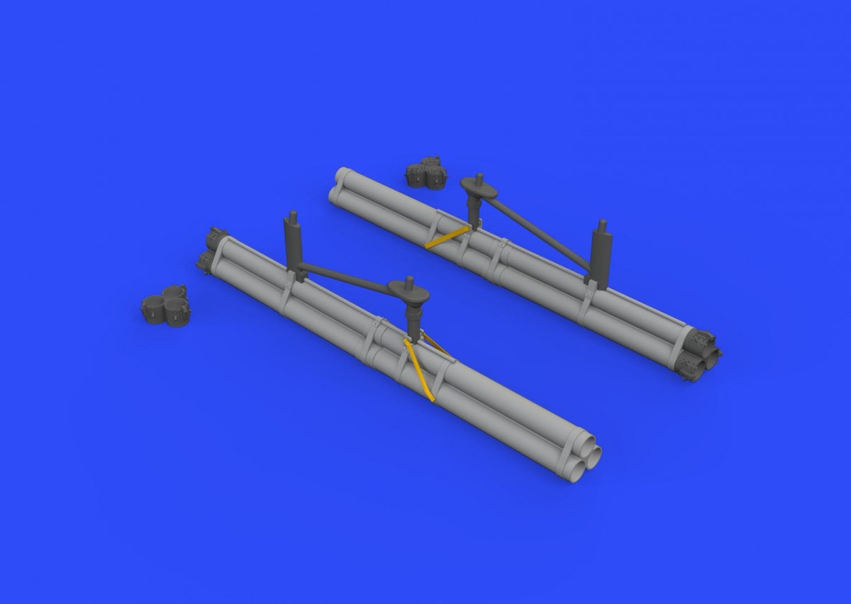 Lance-roquettes bazooka Eduard 648337 P-51D AIRFIX 1/48
