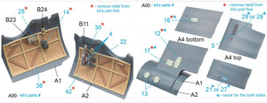 Intérieur imprimé en 3D et coloré sur papier décalcomanie Quinta Studio QD48193 Albatros DV (Eduard) 1/48  – image 12