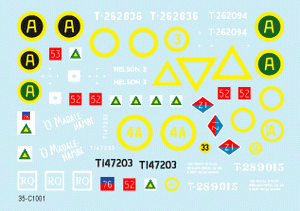 Star Decals 35-C1001 Chars Sherman sud-africains en Italie 1943-45 1/35  – immagine 3