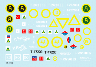 Star Decals 35-C1001 Chars Sherman sud-africains en Italie 1943-45 1/35  – immagine 3