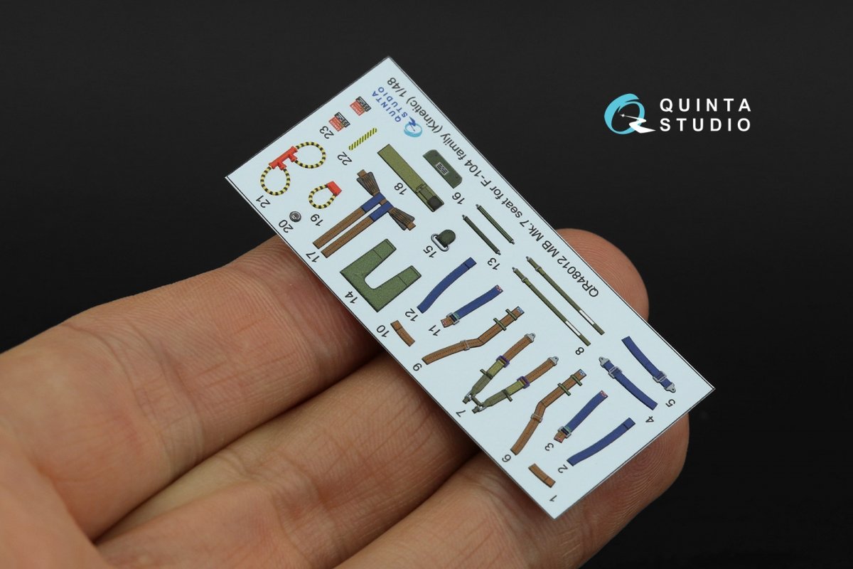 Quinta Studio QR48012 Siège MB Mk.7 pour la famille F-104 (Kinetic) 1/48 – Bild 5