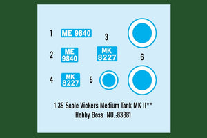 Hobby Boss 83881 Char moyen Vickers MK II** (1/35) – image 3