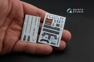 Intérieur imprimé en 3D et coloré sur papier décalcomanie Quinta Studio QD32062 Fw 190F-8 (pour maquette Revell) 1/32  – image 2