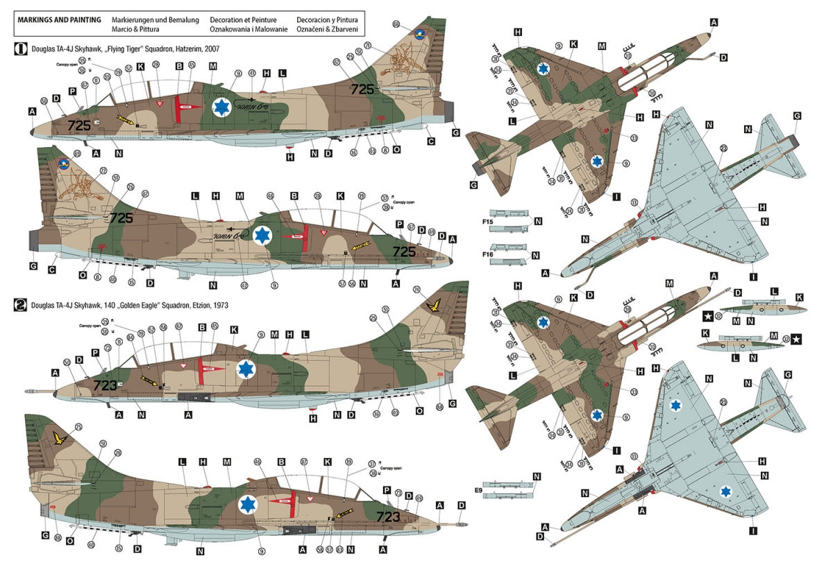 Hobby 2000 48035 Douglas TA-4H/J Skyhawk IAF ( HASEGAWA + CARTOGRAF + MASKI + 3D Print ) 1/48 – zdjęcie 2