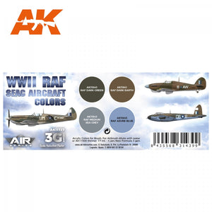 AK Interactive AK11727 Couleurs des avions de la RAF SEAC de la Seconde Guerre mondiale 4x17 ml – immagine 2