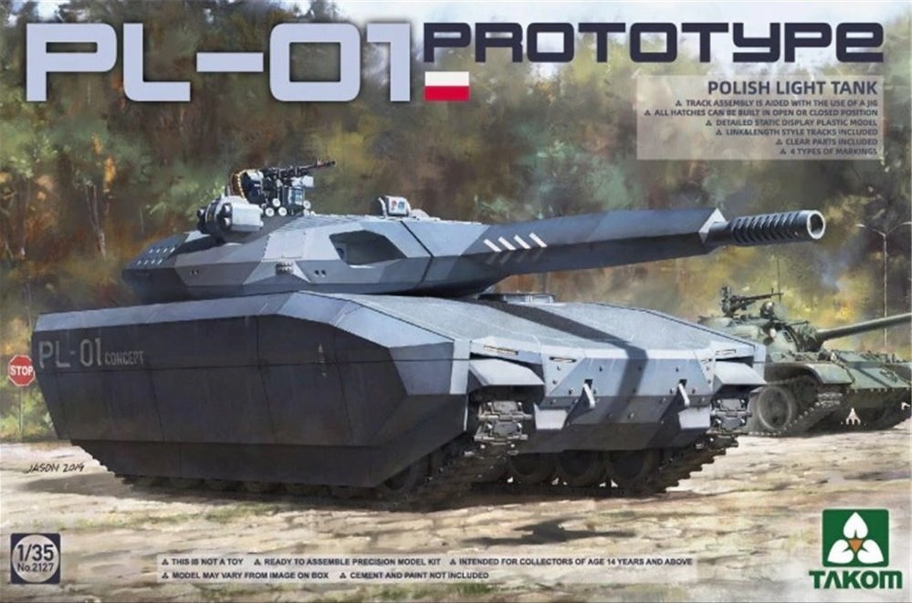 Takom 2127 PL-01 Prototype de char léger polonais 1/35