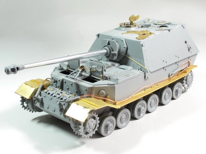 ET modèle E35-215 ailes allemandes Ferdinand/Elefant Schwerer Jagdpanzer de la seconde guerre mondiale (pour Kit DRAGON) (1/35)  – immagine 2