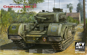 AFV Club 35S52 Churchill Mk.VI avec canon Ordnance QF 75 mm Mk.V