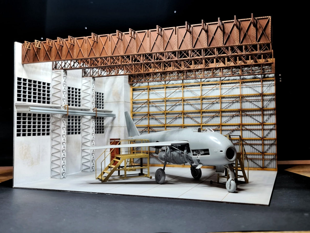 Daw Werk DWA032 Der Hangar - diorama atelier avion 1/32  – Bild 3