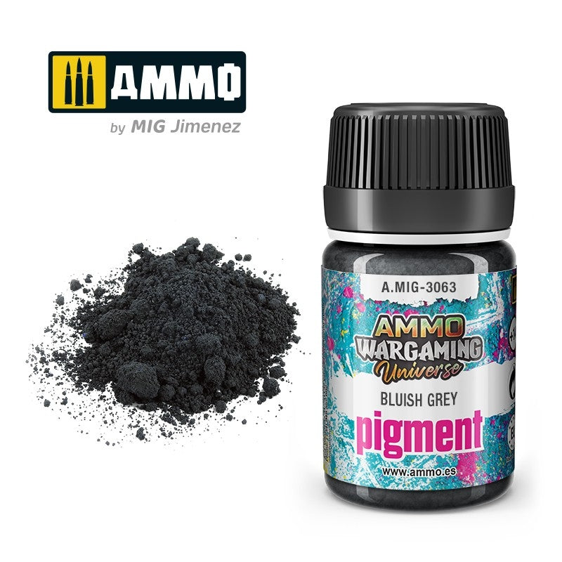 AMMO par Mig Jimenez 3063 Pigment Gris Bleuâtre 35ml