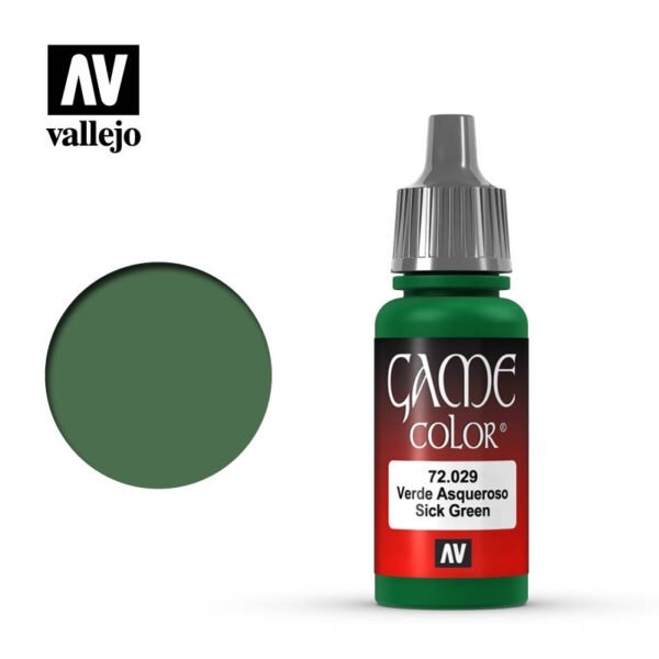 Vallejo 72029 Game Color - Vert malade 18 ml