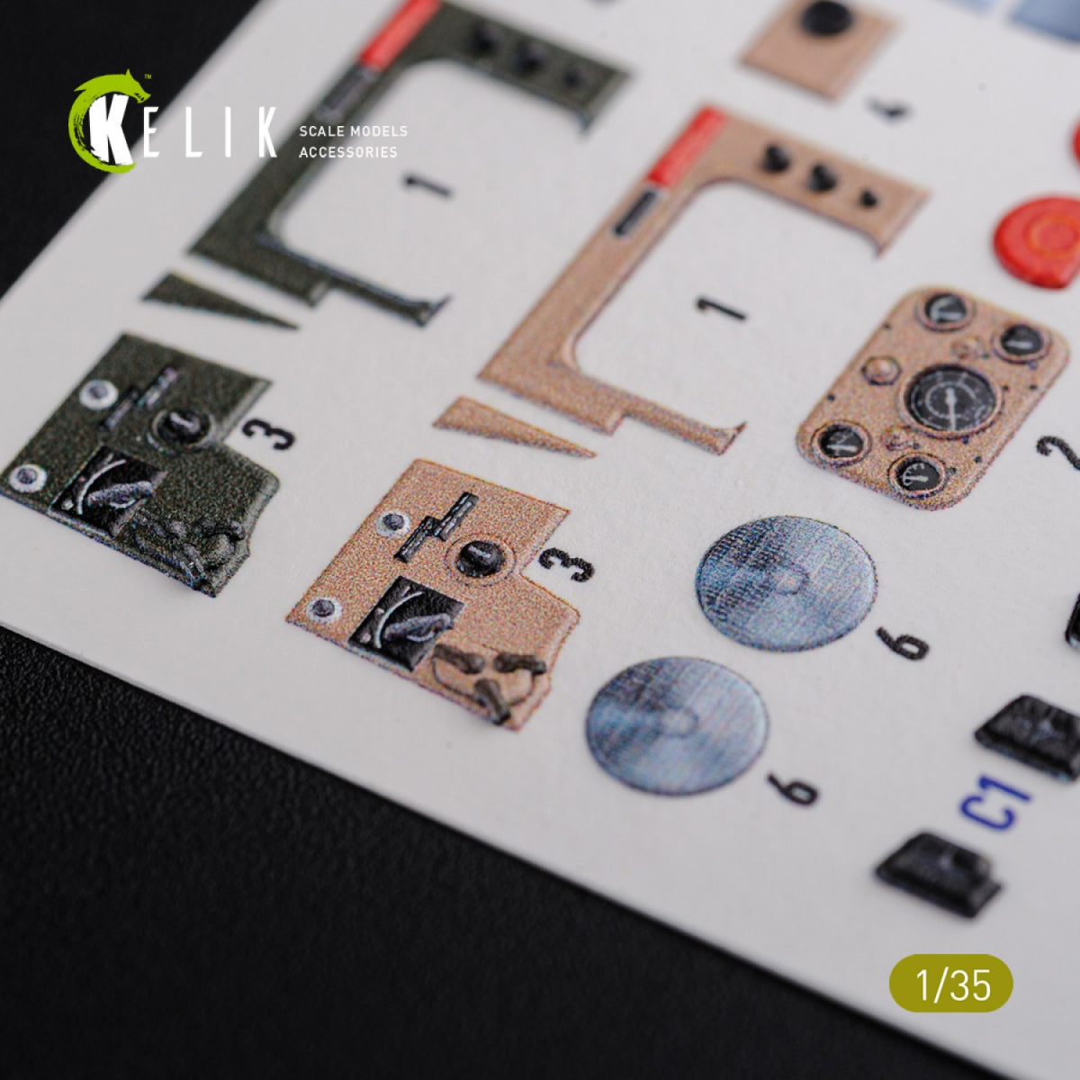 Décalcomanie 3D KELIK K35028 HMMWV M1097 pour kit ICM 1/35 – Bild 5