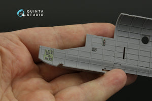 Intérieur imprimé en 3D et coloré sur papier décalcomanie (ICM) (Petite version) Quinta Studio QDS-48379 Bristol Beaufort Mk.I, échelle 1/48 – immagine 8