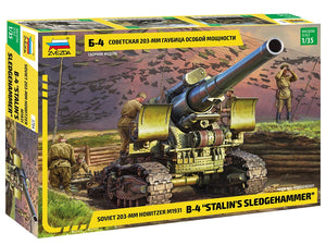 Zvezda 3704 Obusier soviétique de 203 mm m1931 B-4 Marteau de Staline 1/35