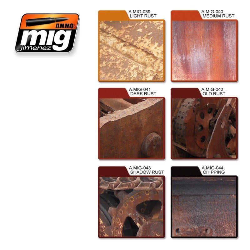 Munitions Mig Jimenez 7106 Couleurs Effets Rouille  – Bild 2