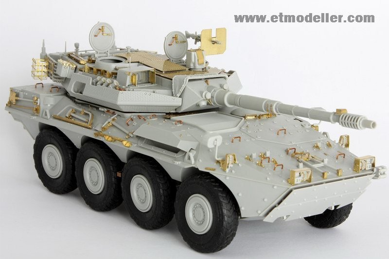 ET Modèle E35-003 Armée espagnole moderne VRC-105 Centauro RCV (Pour TRUMPETER 00388) (1/35) – image 2