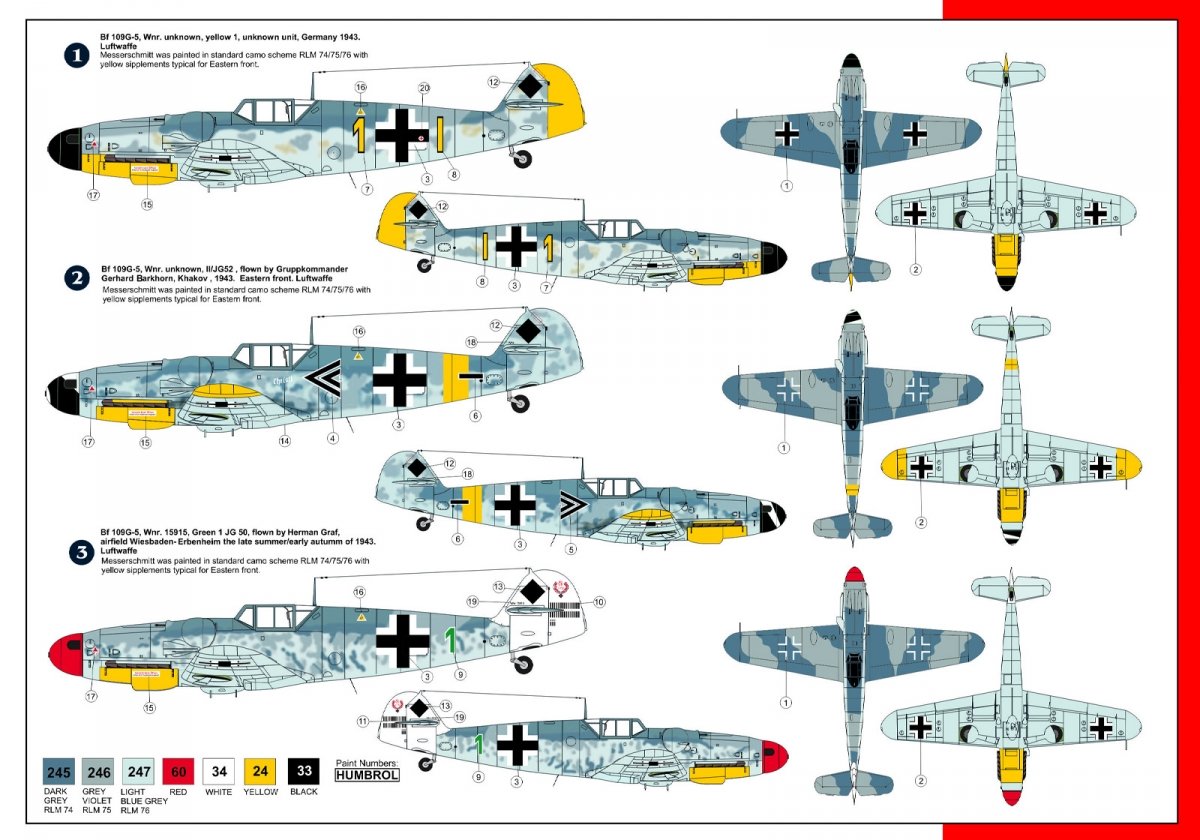 Maquette AZ7445 Messerschmitt Bf-109G-5 Early (1/72) – image 2