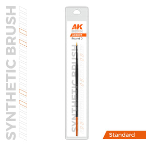 AK Interactive AKB007 AK SYNTHETIC BRUSH – ROUND 0 – image 2