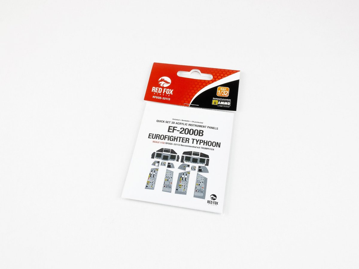 Maquette Red Fox Studio QS-32113 EF-2000B Eurofighter Typhoon Trumpeter au 1/32