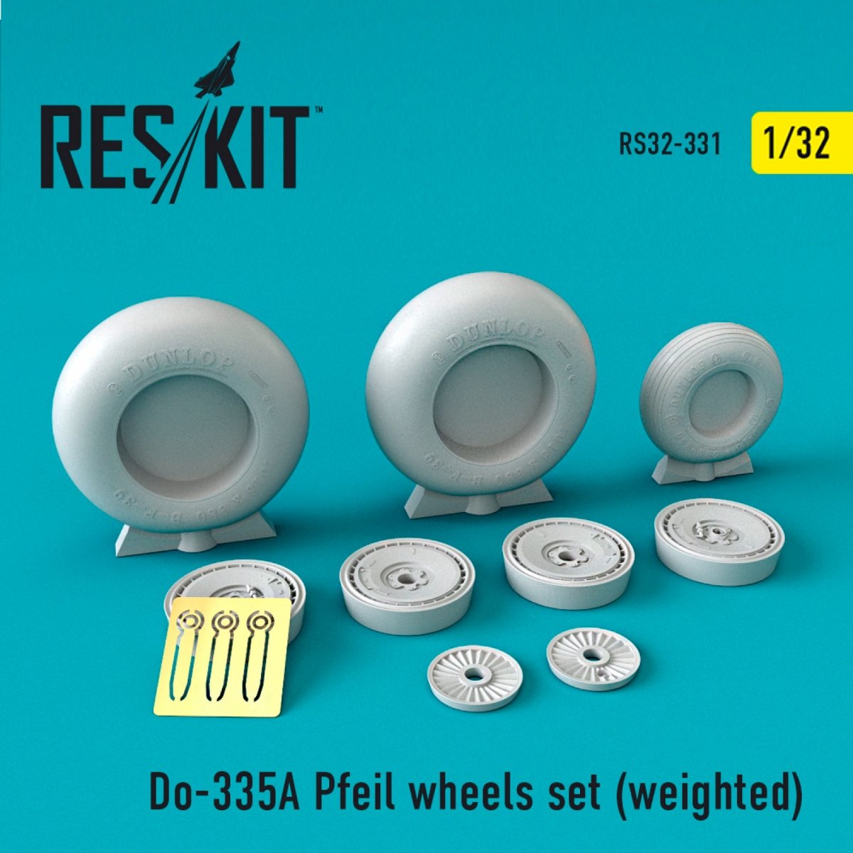 RESKIT RS32-0331 DO-335А « PFEIL » JEU DE ROUES (LESTÉ) 1/32