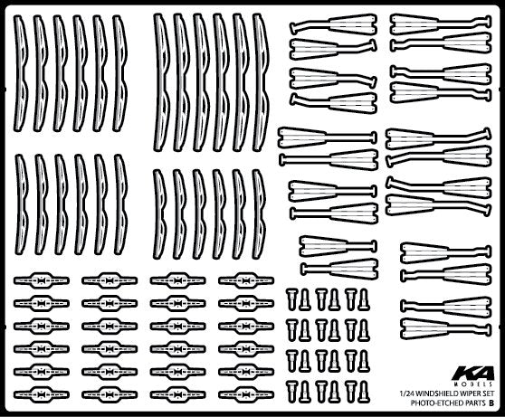 Essuie-glaces KA Models KA-24010 Type B (essuie-glaces) 1/24