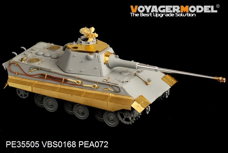 Maquette Voyager PE35505 Char allemand E-50 de la Seconde Guerre mondiale pour TRUMPETER 01536 1/35 – immagine 8