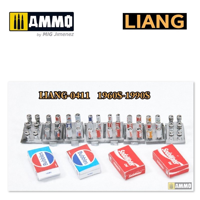 Liang 0412 Modèle imprimé en 3D Canettes de soda + Boîtes en carton Années 2000-2020 1/35 – image 4