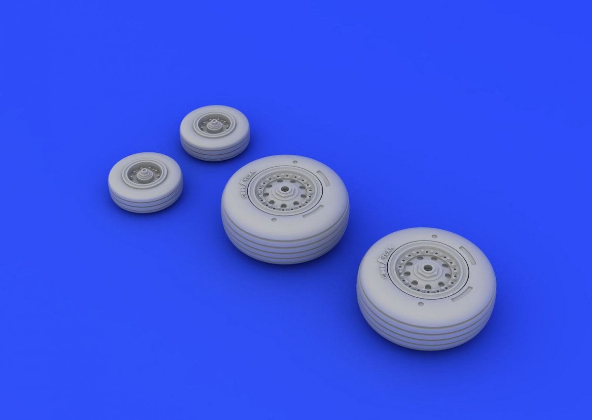 Roues Eduard 672078 F-4J 1/72 (ACADEMY) – immagine 3