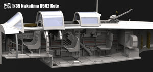 Maquette Border Model BF-005 Nakajima B5N2 Type 97 Bombardier d&amp;#39;attaque embarqué « Kate » avec intérieur complet, échelle 1/35 – image 13