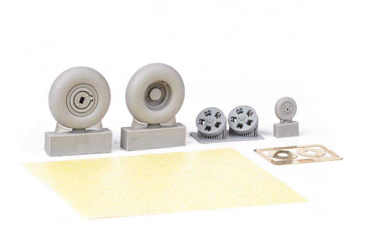 Roues Eduard 624004 Spitfire Mk. IX à 5 rayons AIRFIX 1/24 – Bild 4