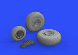 Roues Eduard 632149 B-24 (roue avant à 9 rayons) 1/32 HOBBY BOSS – image 2