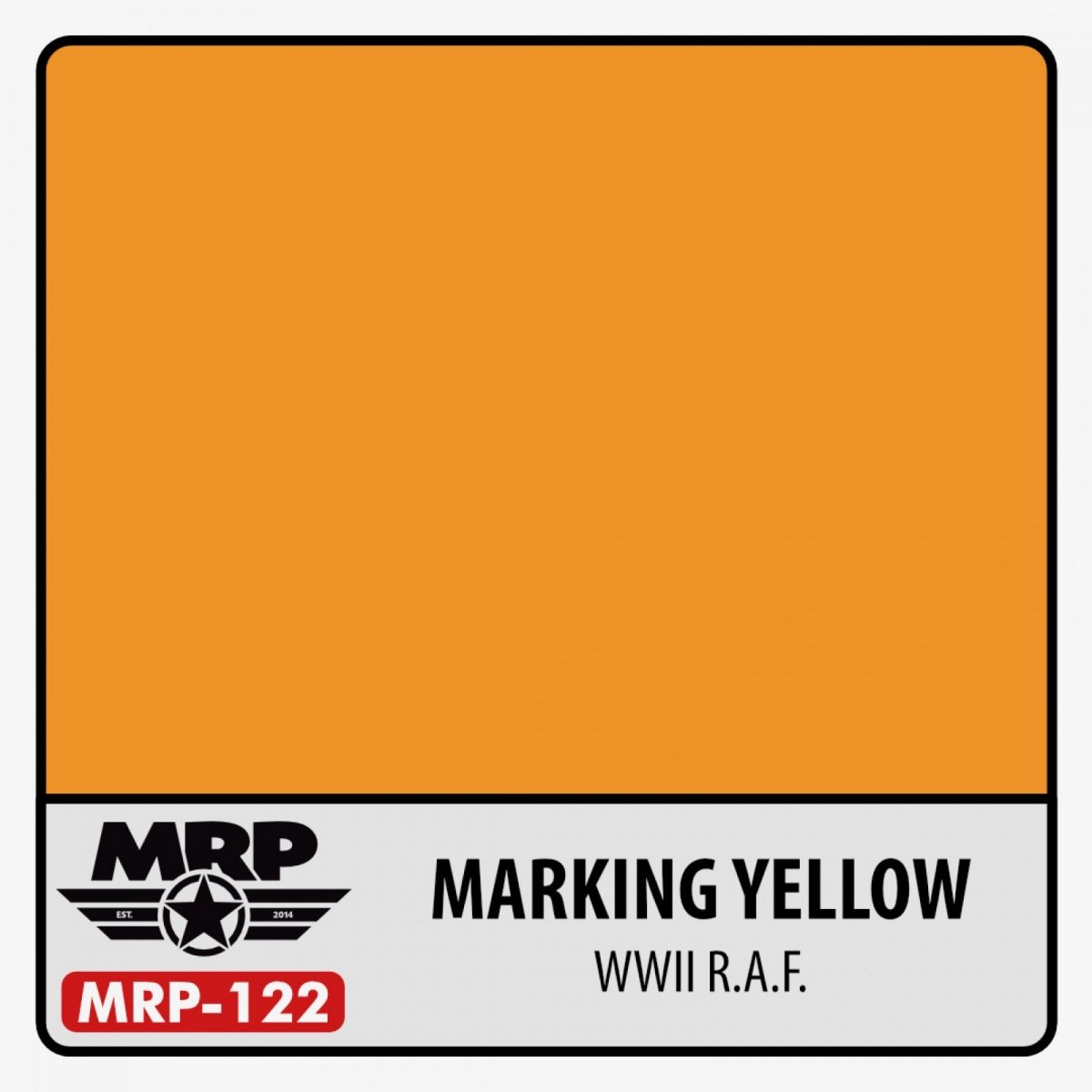 Peinture MR. Paint MRP-122 MARQUAGE JAUNE WWII RAF 30 ml