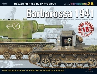 Kagero 15025 Barbarossa 1941 (décalcomanie) EN/PL