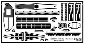 MK1 Design MS-20020 DKM Cuirassé SCHARNHORST RADAR ET PIÈCES DE MÂT pour Trumpeter 1/200 – image 6