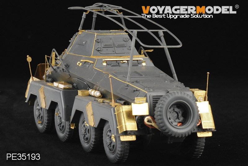 Maquette Voyager PE35193 Sd.Kfz.232 8 ROD allemand de la Seconde Guerre mondiale, version initiale, pour kit TAMIYA au 1/35 – image 6