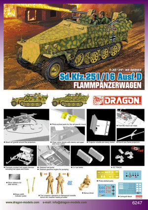 Dragon 6247 Sd.Kfz. 251/16 Ausf. D Flammpanzerwagen (1/35)  – Bild 2