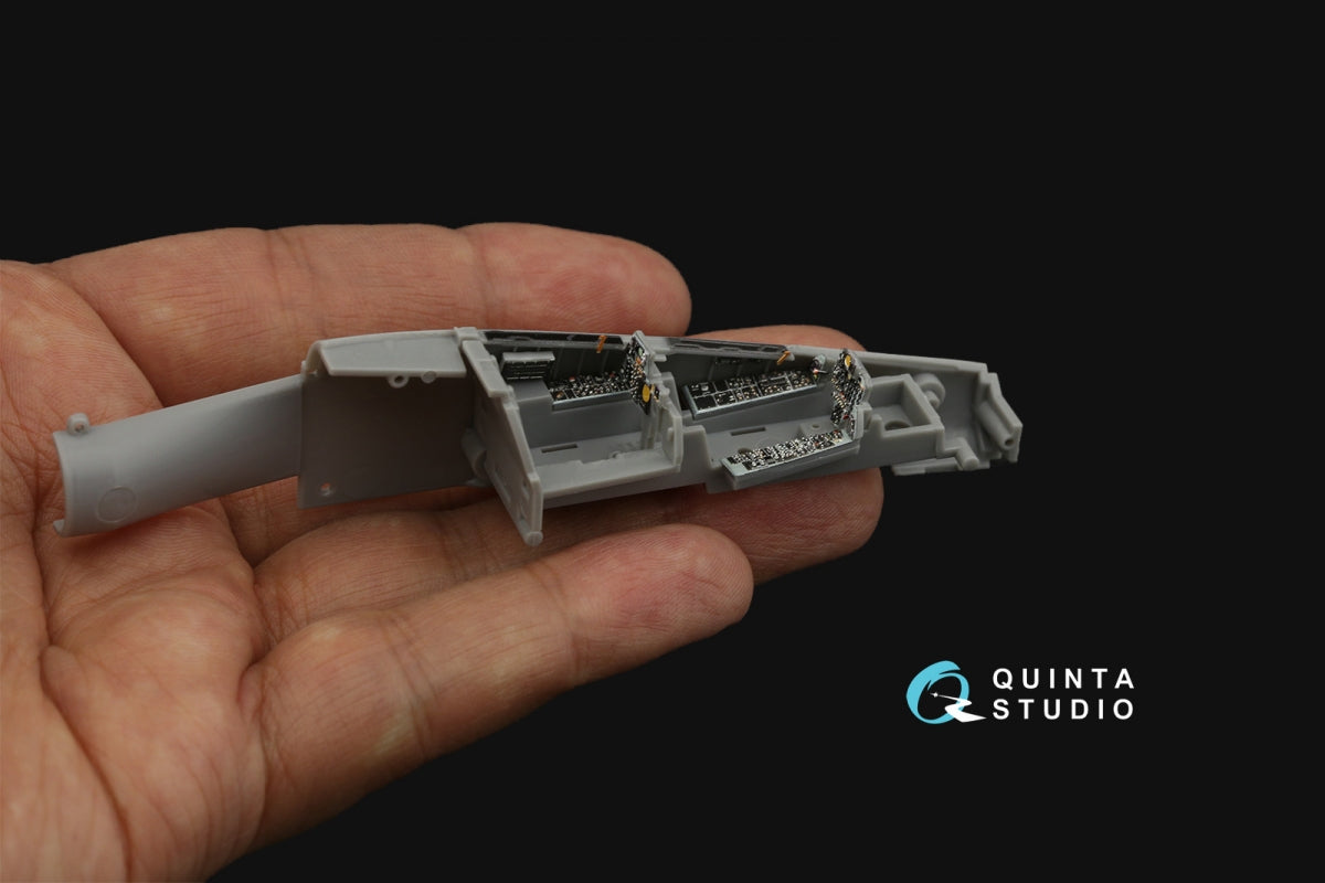 Intérieur imprimé en 3D et coloré sur papier décalcomanie Quinta Studio QD72082 F-4J Early (Fine Molds) à l&amp;#39;échelle 1/72 – immagine 9