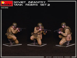 MiniArt 35310 ENSEMBLE DE CAVALIERS DE CHARS D&amp;#39;INFANTERIE SOVIETIQUE 2 1/35 – image 4