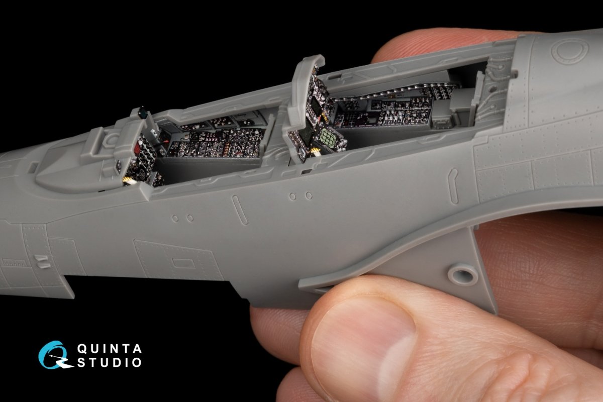 Quinta Studio QD+48341 F-4G early 3D-Printed &amp;amp; coloured Interior on decal paper (Meng) (with 3D-printed resin parts) 1/48 – zdjęcie 14